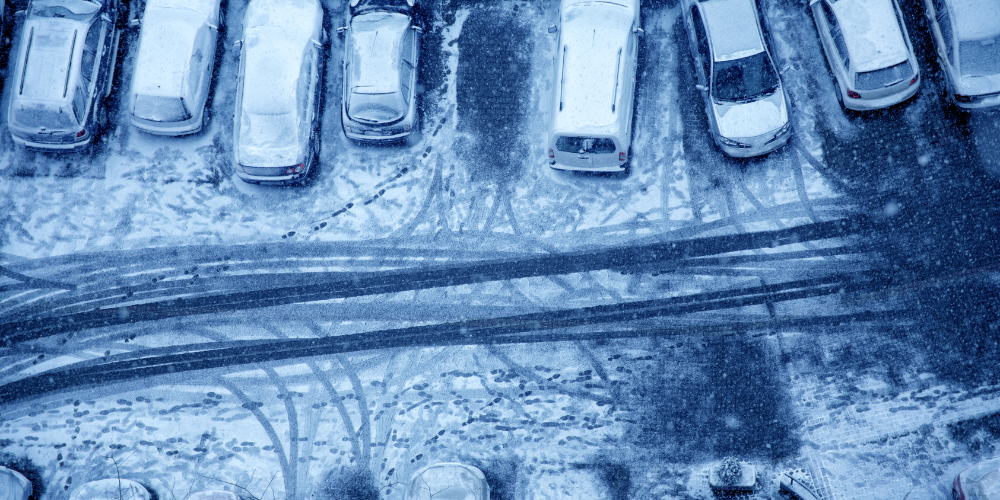 6 Tips for Driving on Icy Roads Parking lot
